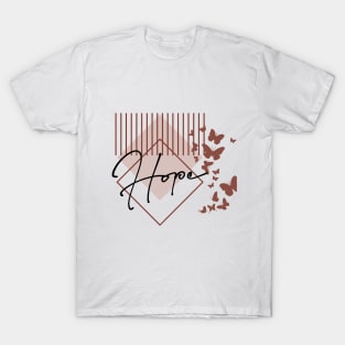 Aesthetic Typography Hope T-Shirt